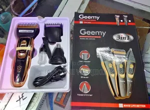 Rechargeable Geemy 3in1 Hair Trimmer/ Rechargeable Shaver Machine