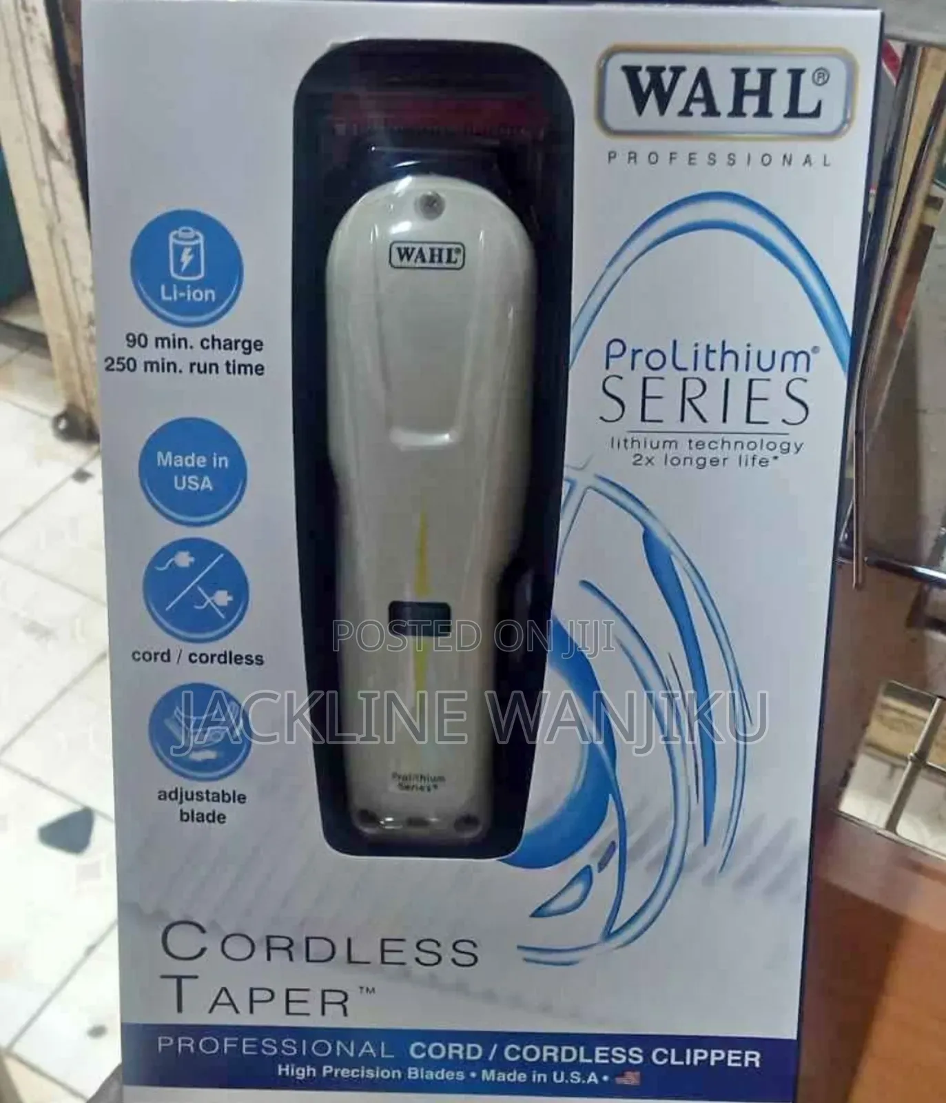 *Wahl Rechargeable Pro-Lithium Shaving Machine/Cordless Shaving Machin