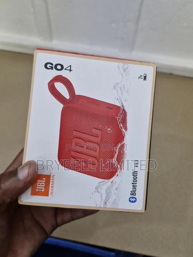 Brand New Original JBL Go4 Red, Bluetooth Portable Speaker - main view