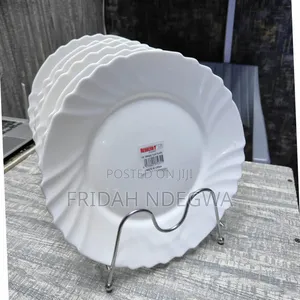 6 PCS White Plates