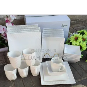 24 PCS Square Dinner Set.