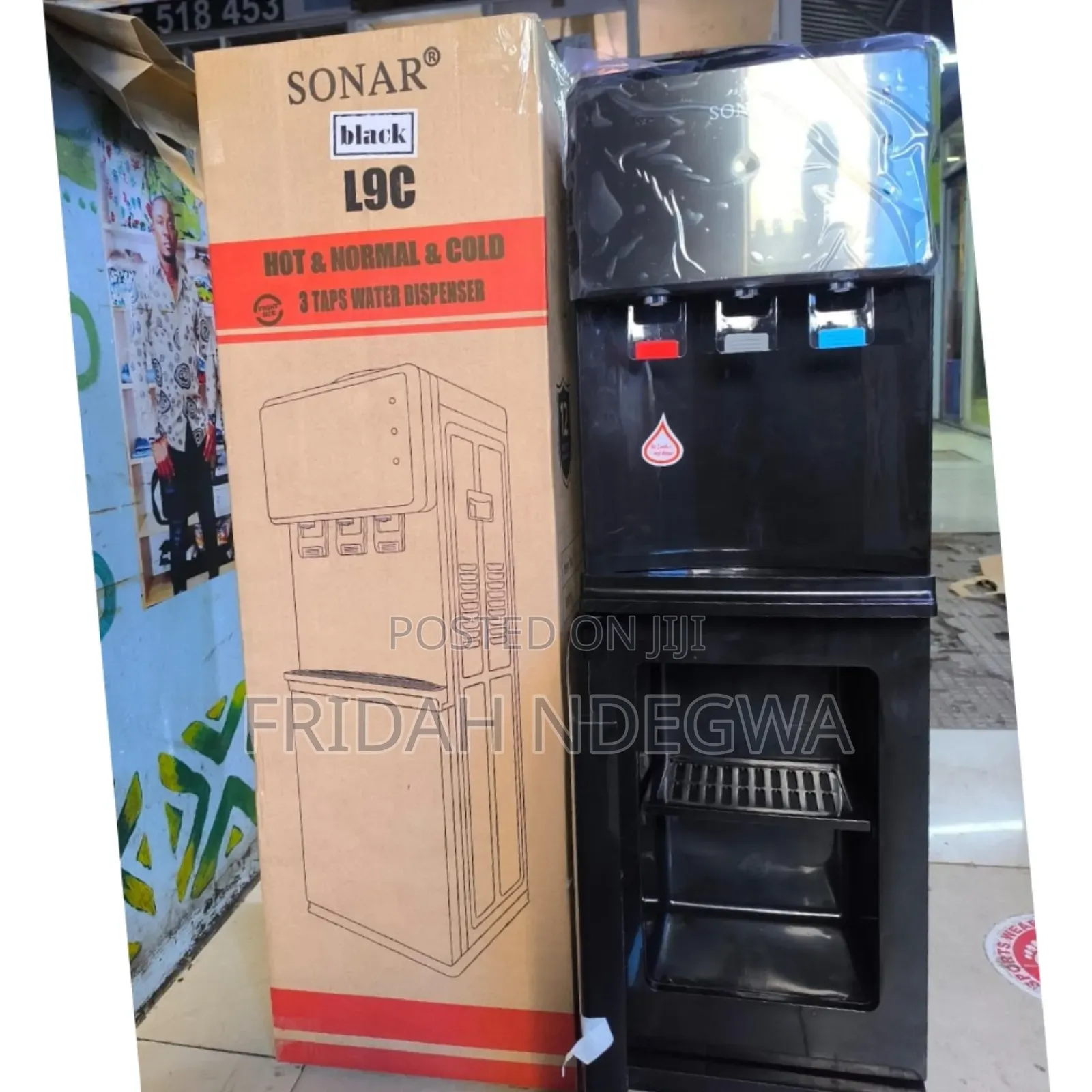 Sonar L9c 3 Taps Top Load Water Dispenser