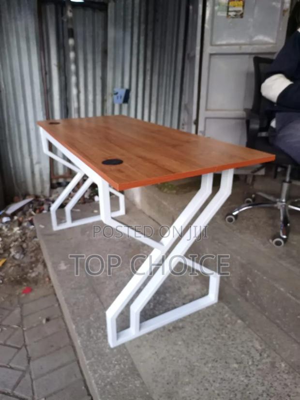 Double Metallic Office Table
