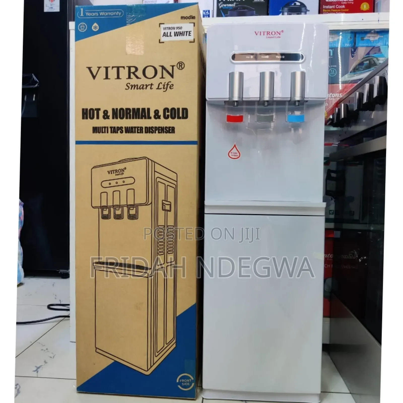 Vitron 3 Taps Top Load Water Dispenser ( Hot, Normal and Cold