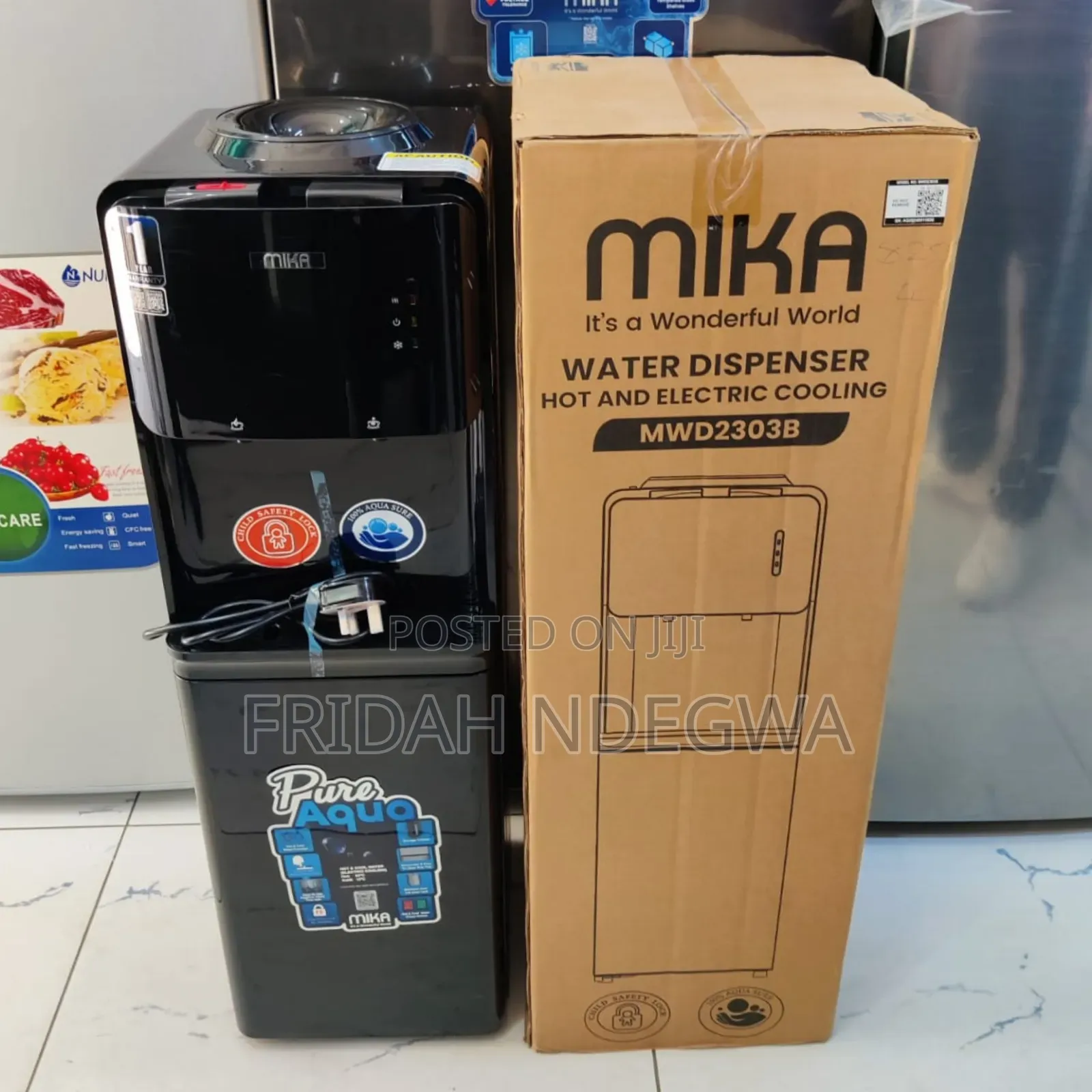 Mika Dispenser Hot and Cold With Child Safety Lock*
Model:2303bl