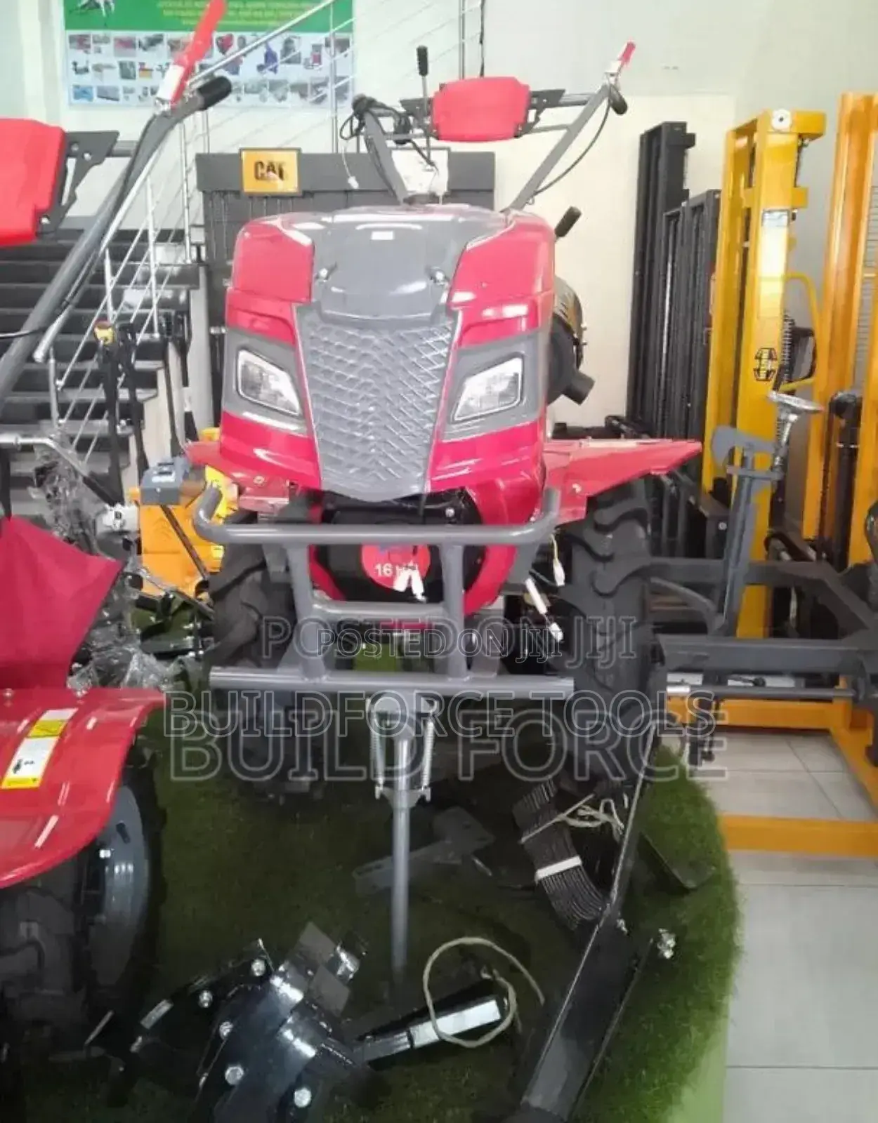 16hp Heavy Duty Walking Tractor With Accessories