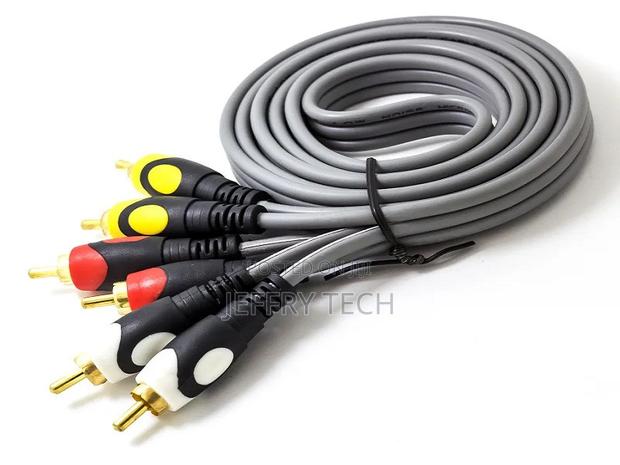 Generic Cable 3rca to 3rca 10m Gold - thumbnail 2