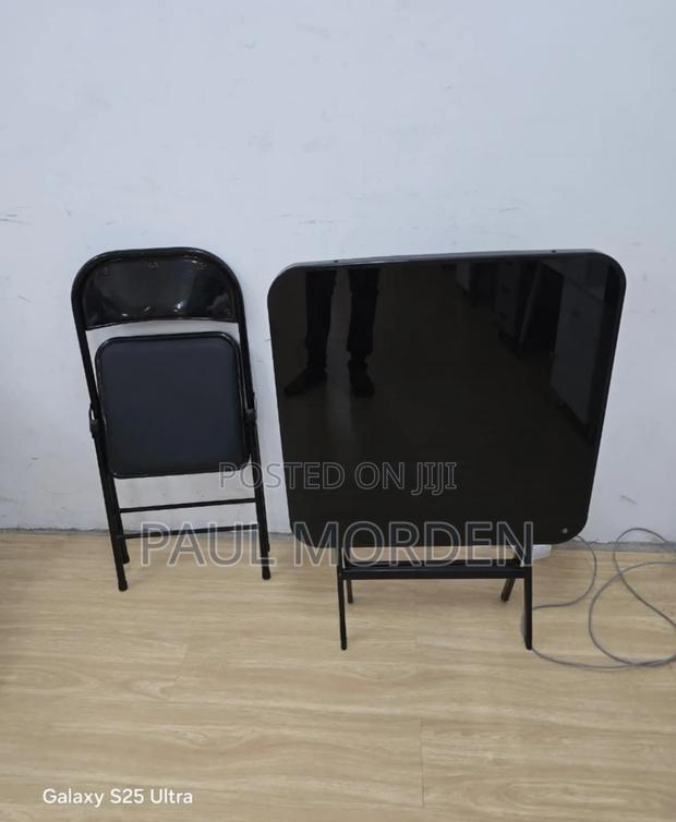 Foldable Table(Glass Top)
