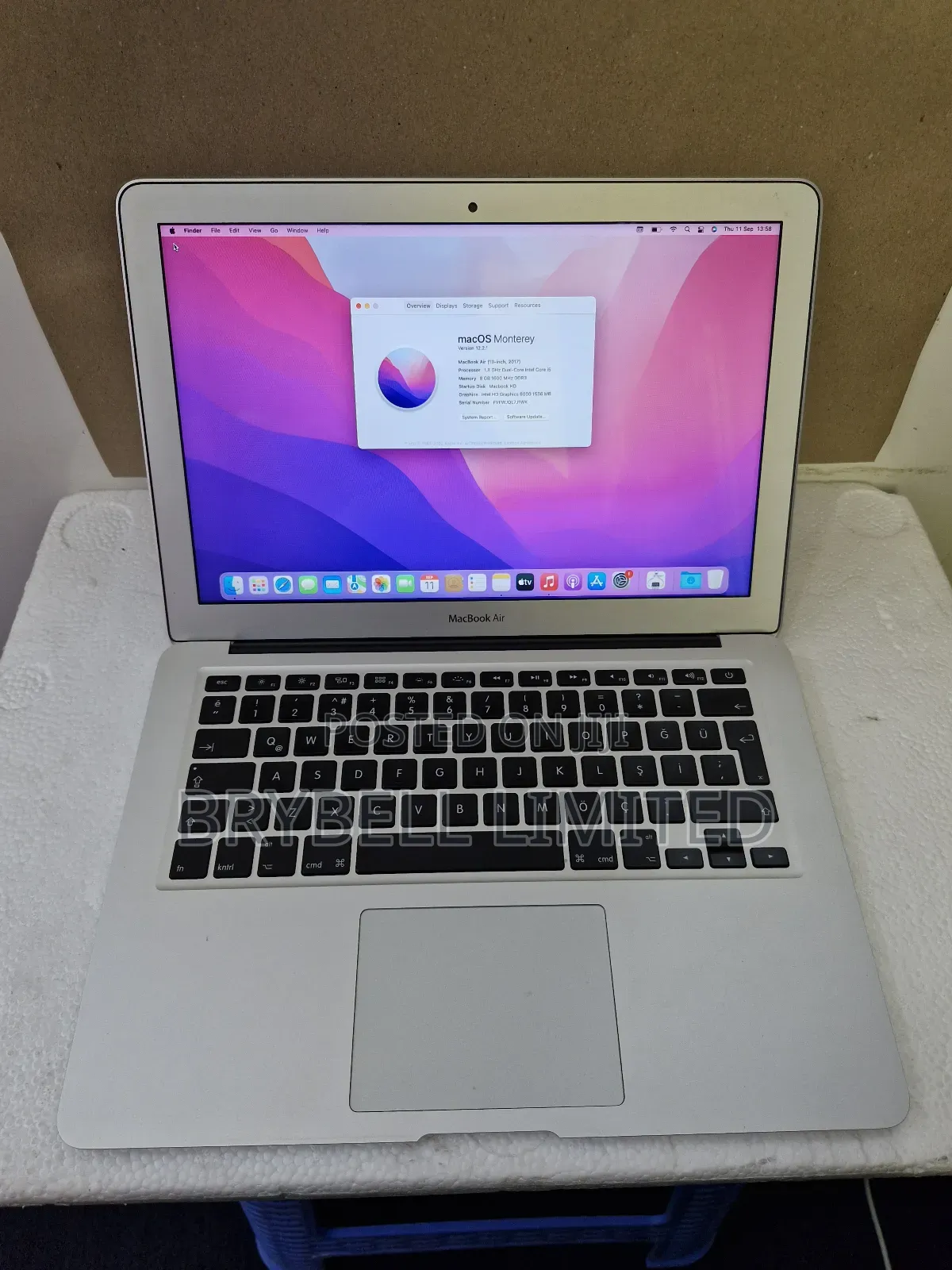 Laptop Apple MacBook Air 2017 8GB Intel Core I5 SSD 128GB