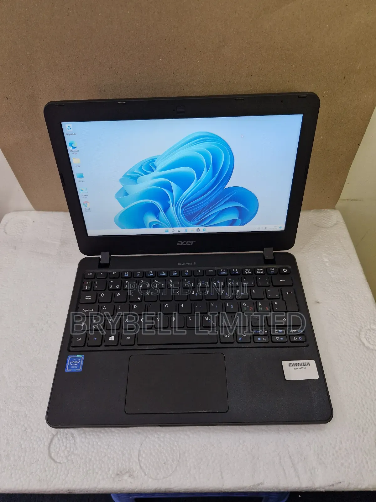 Laptop Acer TravelMate B 4GB Intel Celeron HDD 60GB