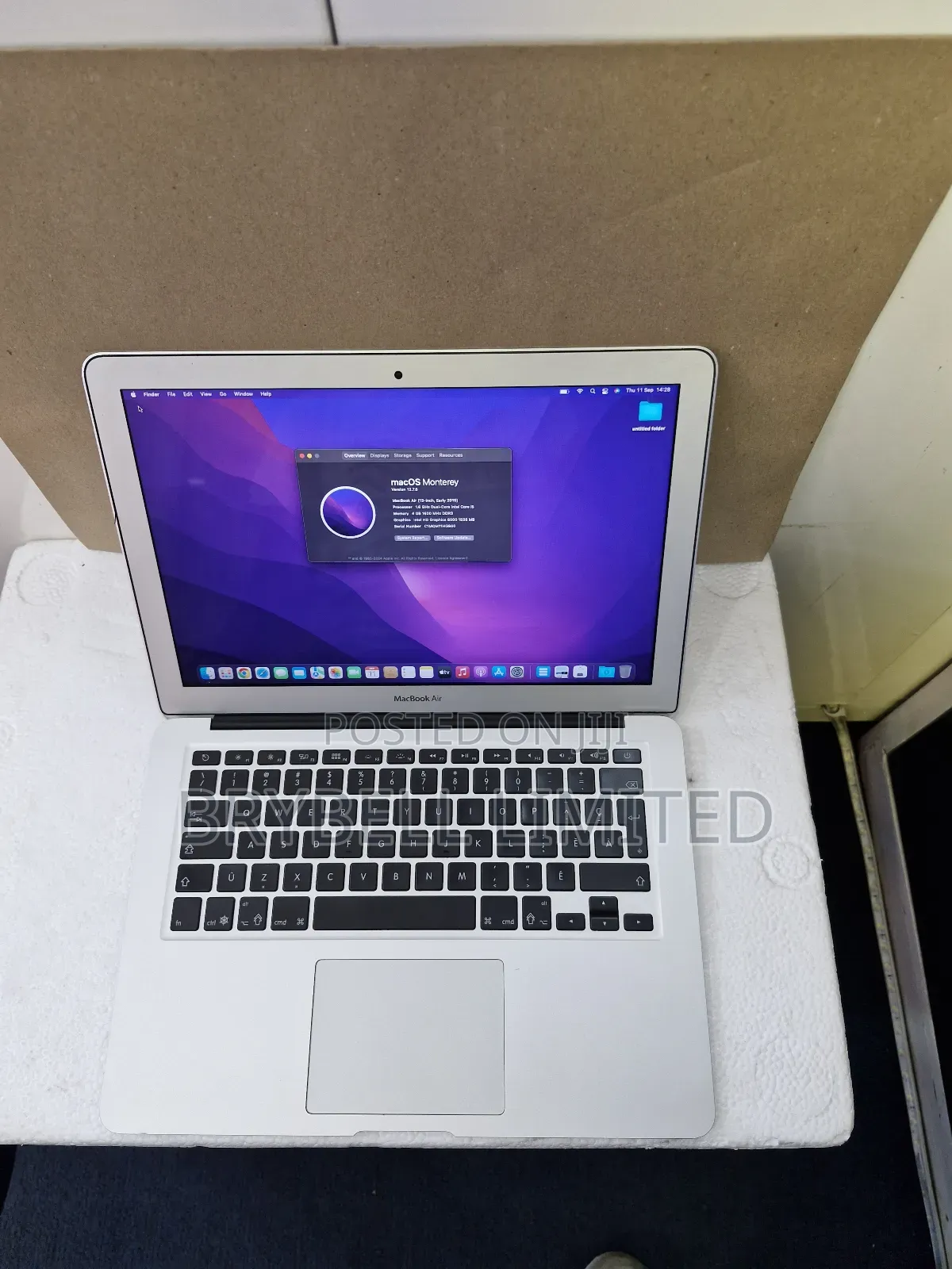 Laptop Apple MacBook Air 2015 8GB Intel Core I5 SSD 256GB