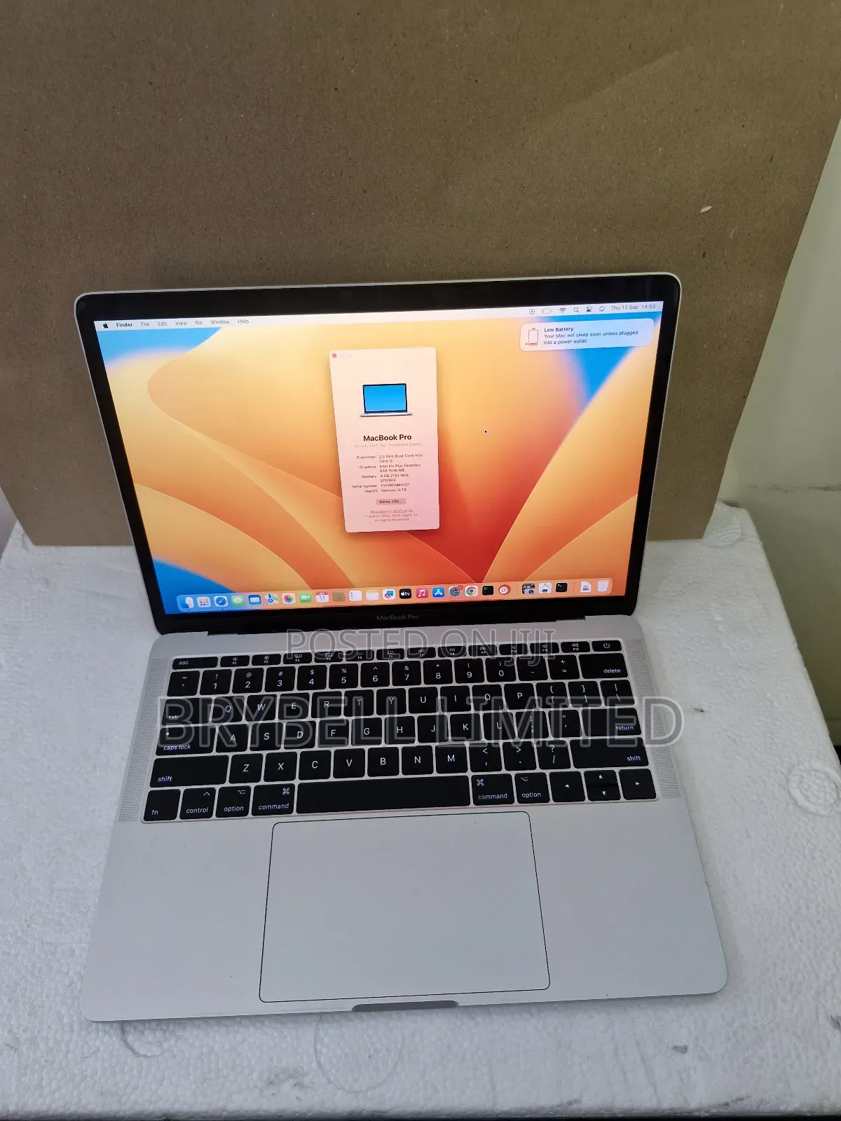 Laptop Apple MacBook Pro 2017 8GB Intel Core I5 SSD 128GB
