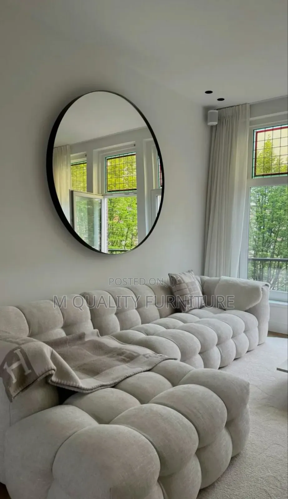 White Bubble Design Made Sofa
