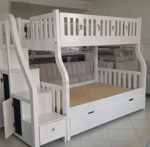 White Double Decker Modern Beds
