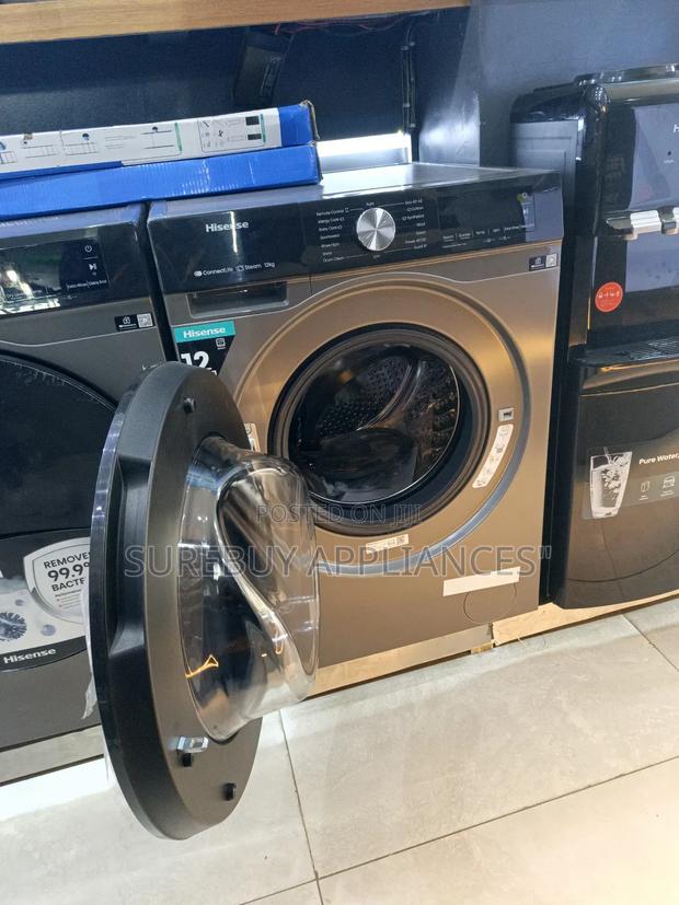 Hisense 12kg Washing Machine – Wash Spin, Powerful Reliable - thumbnail 3