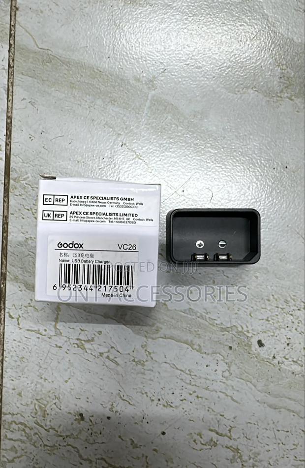 Godox Vc26 Charger for Vb26 V1 Battery - thumbnail 3