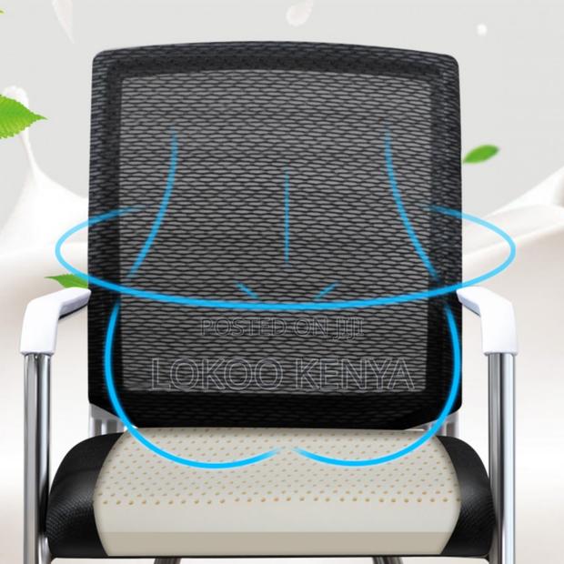 Office Chair : Mesh Conference Chair With Metal Frame - thumbnail 4