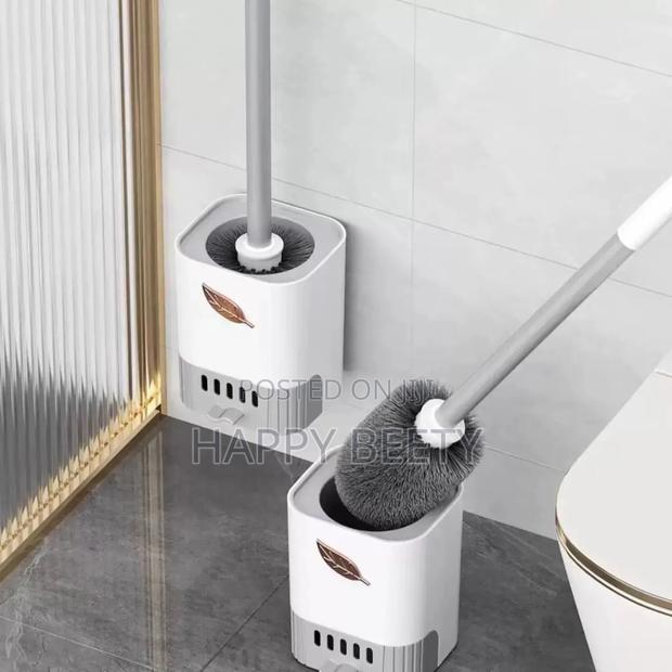 Wall Mounted Toilet Brush Cleaner 
* Stand Alone or Mounted - main view