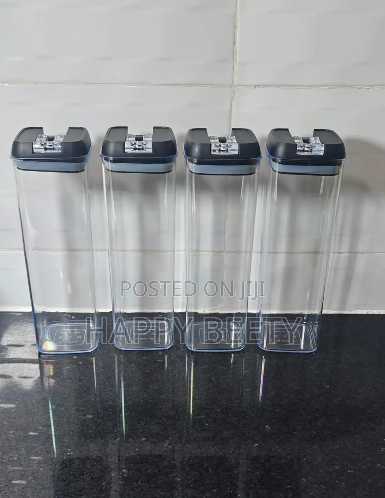 Acrylic Food Containers 
1.9ltr Each
Comes With Labels+A Pen