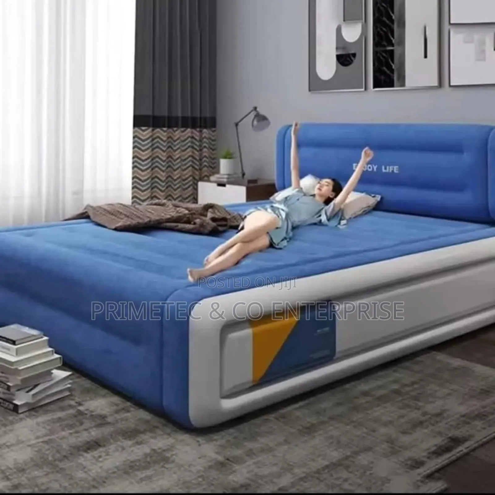 Inflatable Mattress Household Outdoor Camping Sleeping Mattress.