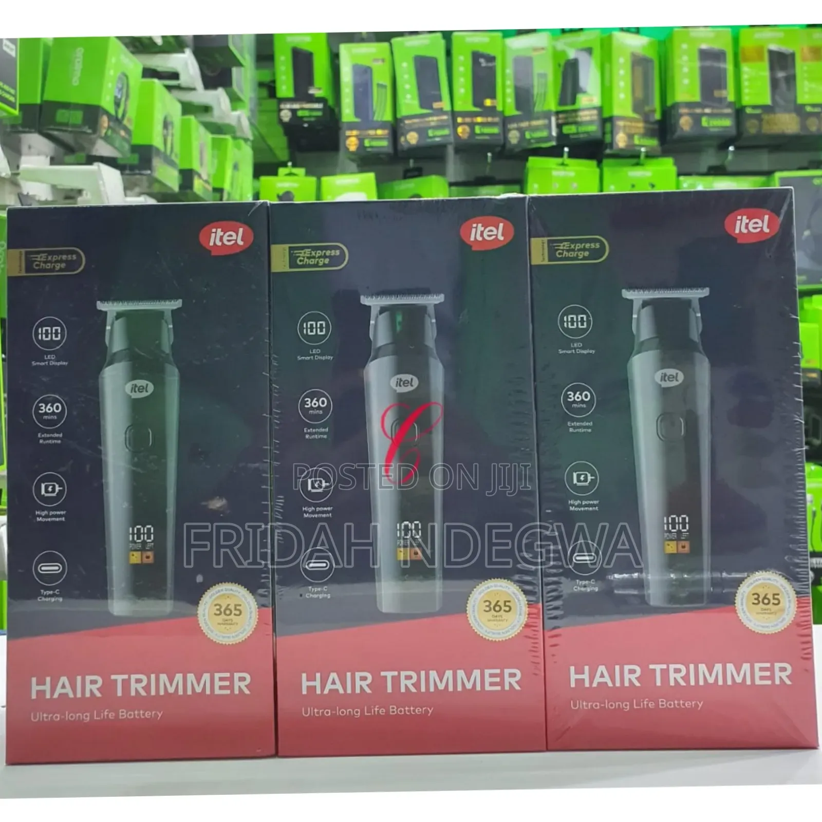 Itel Itr-33 Ultra Long Battery Hair Trimmer 360minutes Working Time