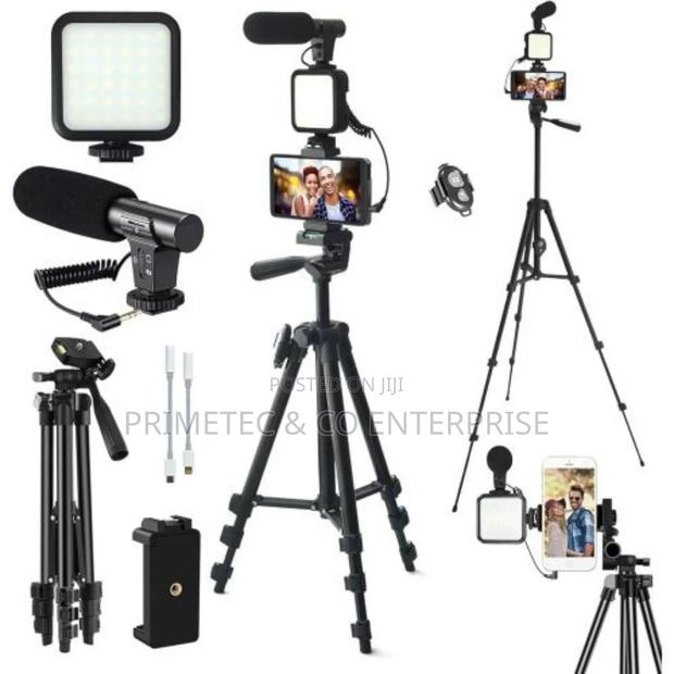 Vlogging Kit Kit-05lm With Tripod Stand Microphone.