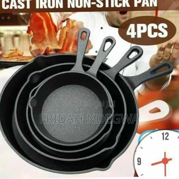 4pcs Cast Iron Skillet Set - thumbnail 2