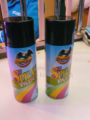 Spray Paints Black