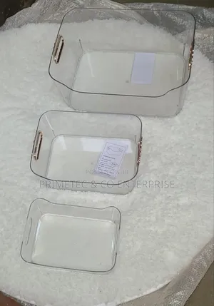Light Luxury Desktop Transparent Storage Boxes