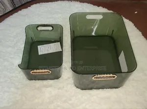 Light Luxury Desktop Transparent Storage Boxes