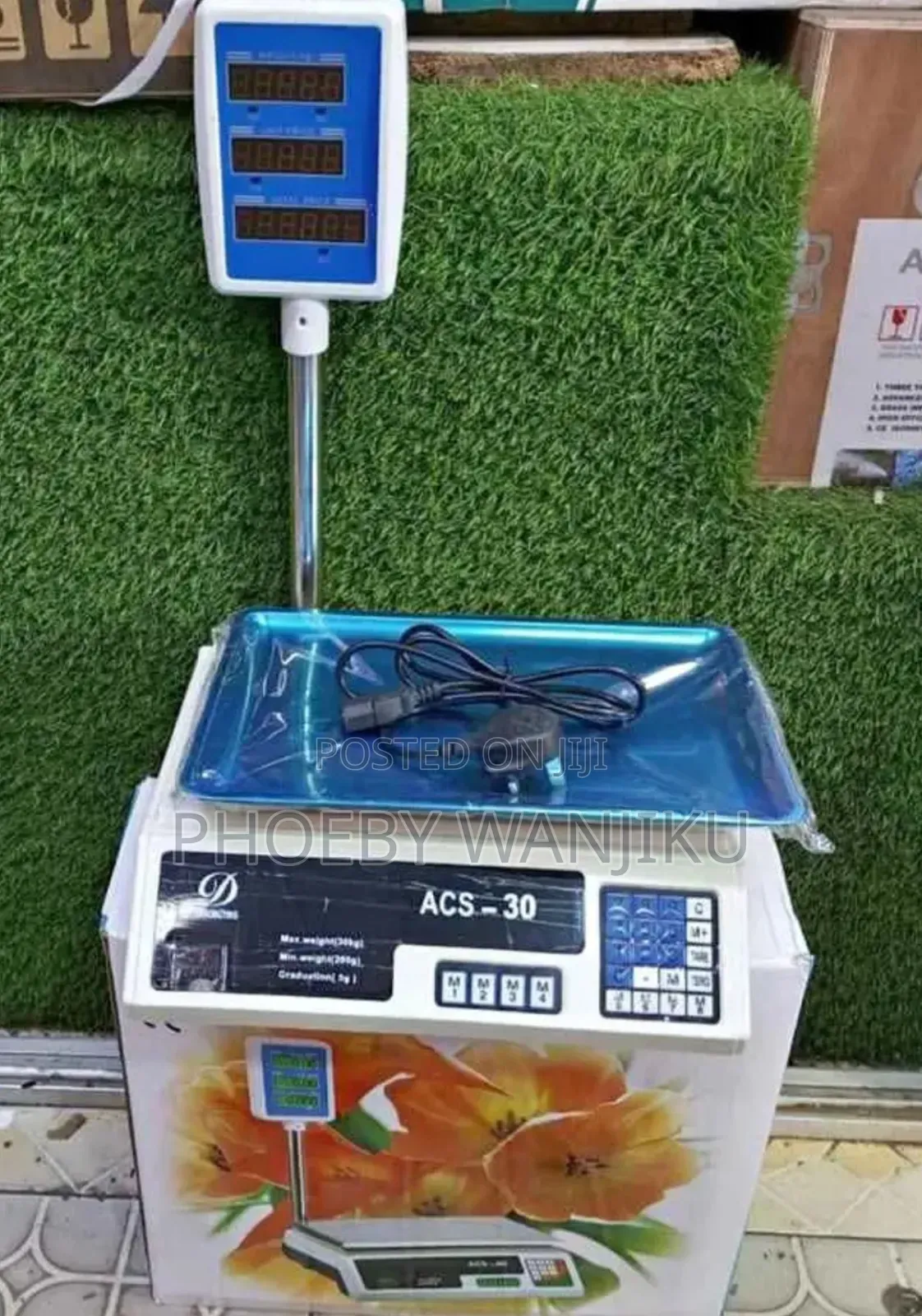Improved Acs 30 Digital Weighing Scale Upto 30kgs