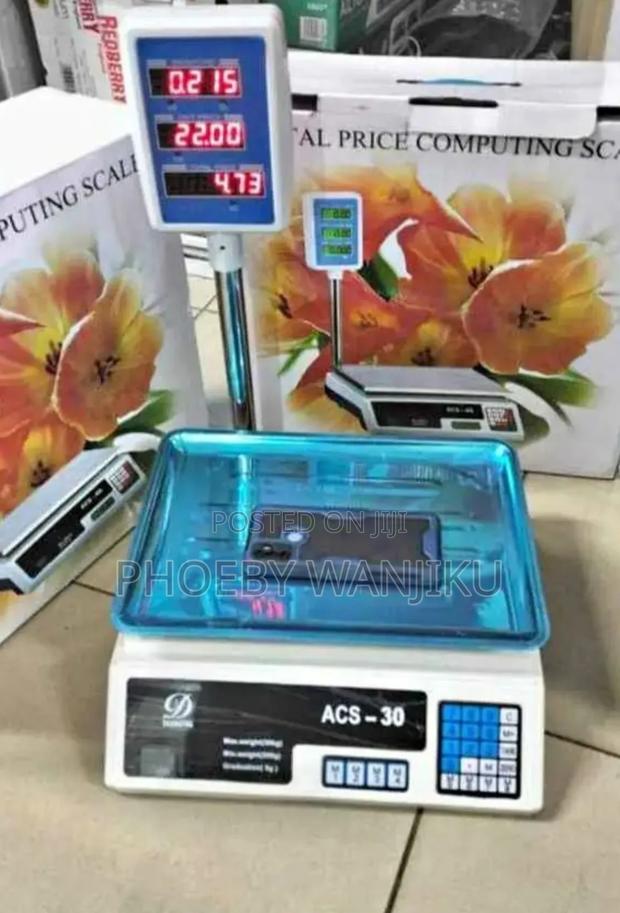 Digital Price Computing Scale/Acs 30kgs Digital Scale - main view