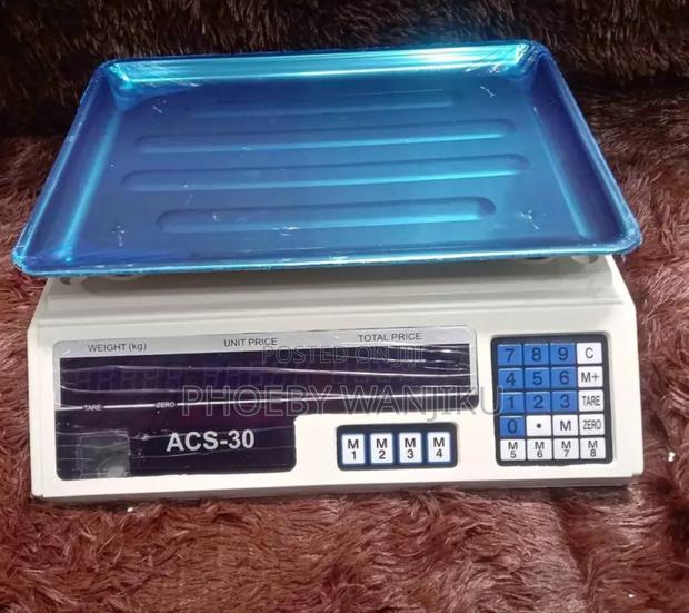 30kgs Acs 30 Digital Armless Weighing Scale - main view