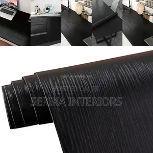 Black Wood Effect Contact Paper Contact Paper Approved Heat Resistant