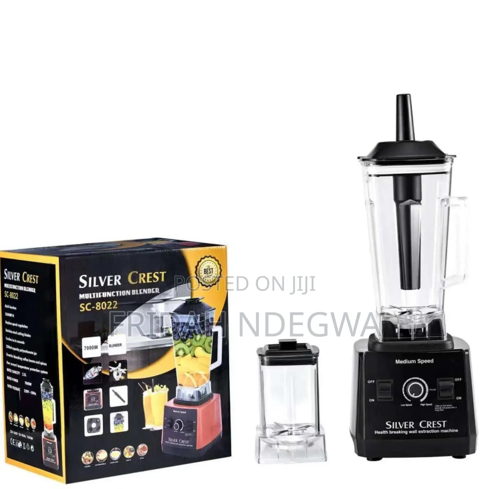 7000 Watts Silver Crest Commercial Blender