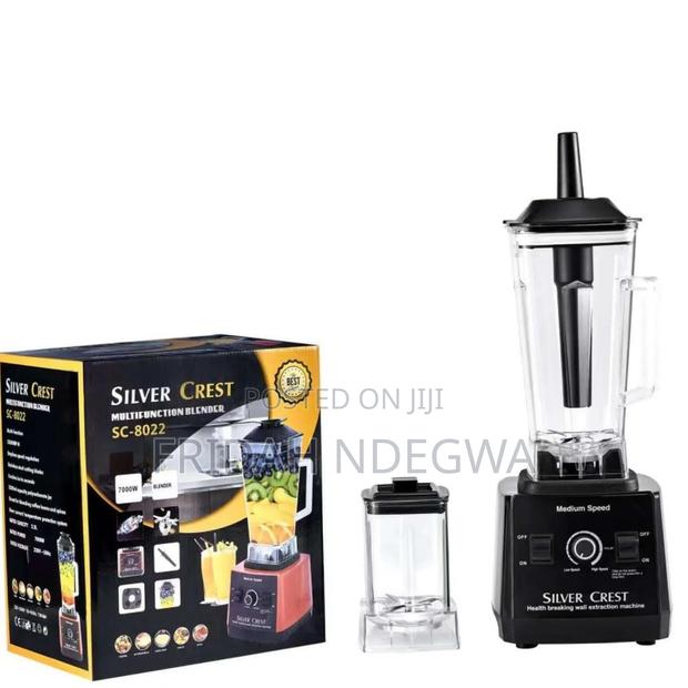 7000 Watts Silver Crest Commercial Blender - main view