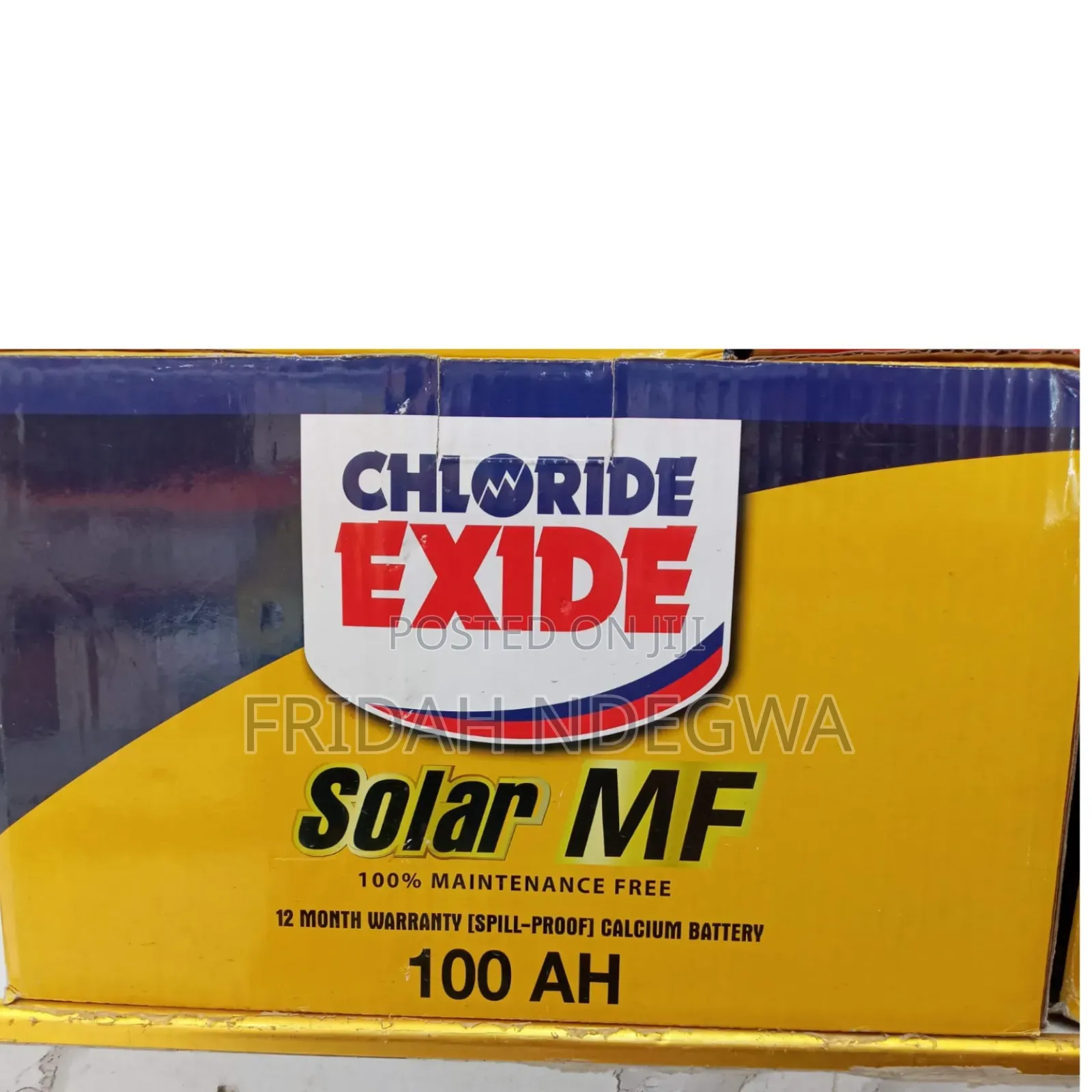 *Chloride 100ah Solar Battery