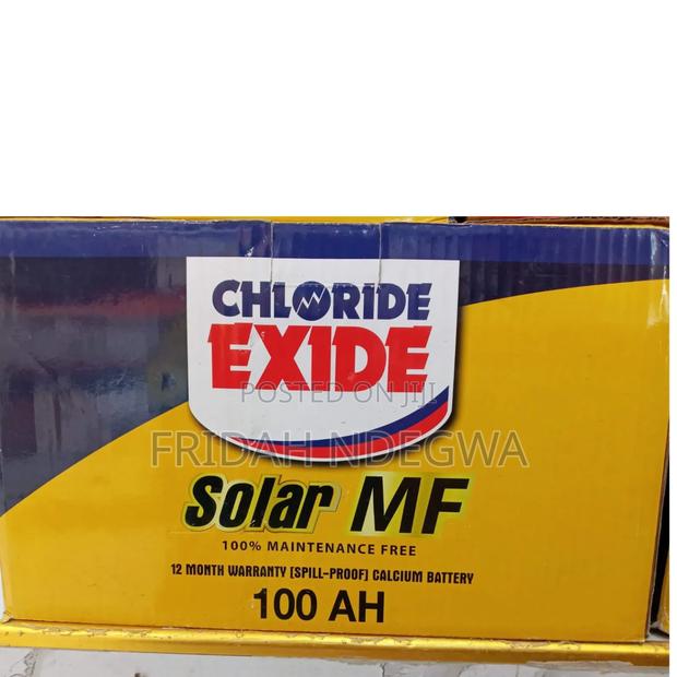 *Chloride 100ah Solar Battery - main view