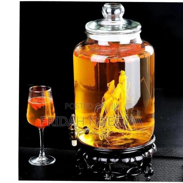 *Glass Dispenser With Stand - main view
