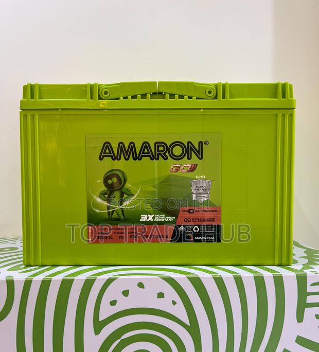 Amaron Go N70 Car Battery 70ah 600cca