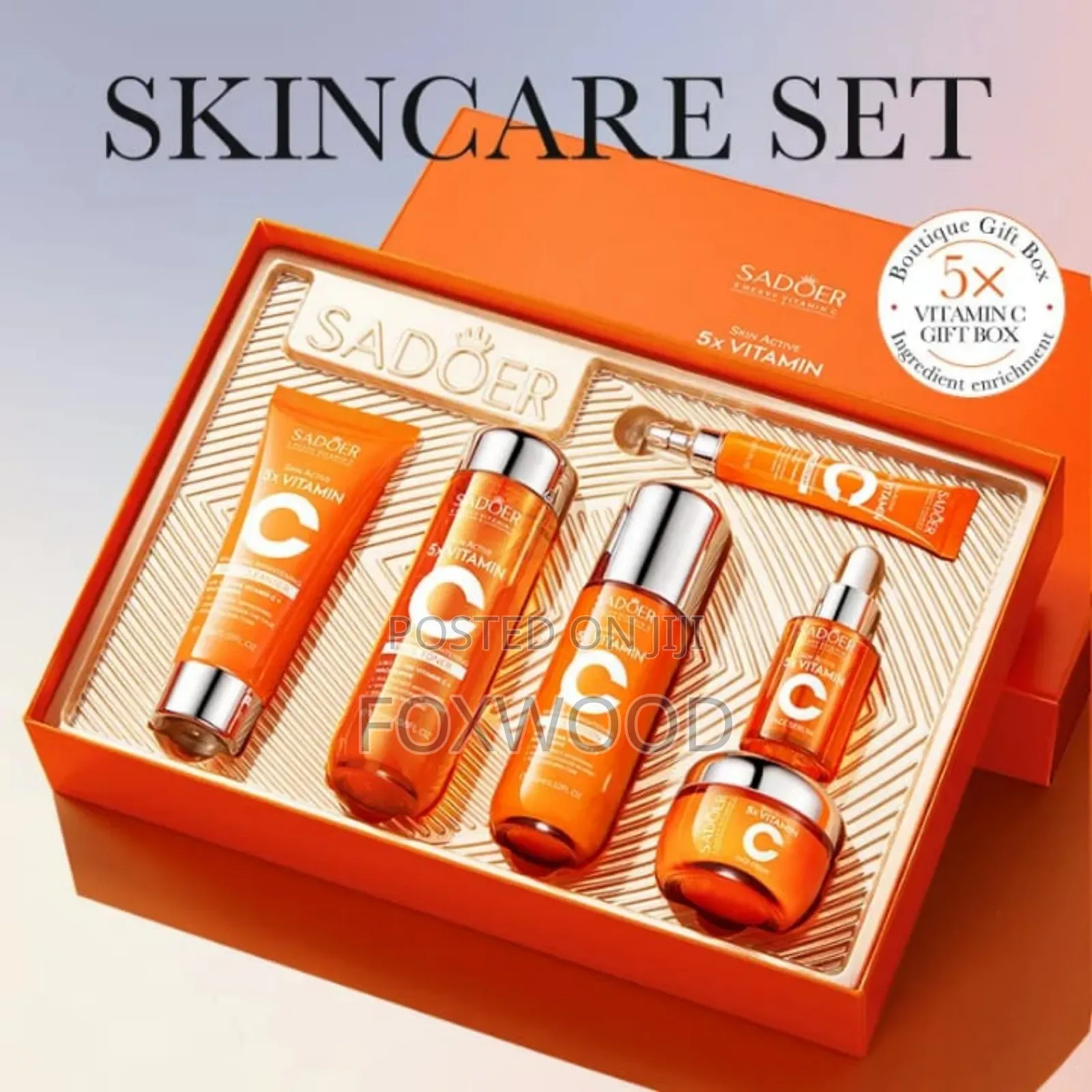 Sadoer 5x Vitamin C Skincare Set 6pc