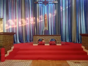Warm and Cosy Pulpit Covering Wall to Wall Carpet