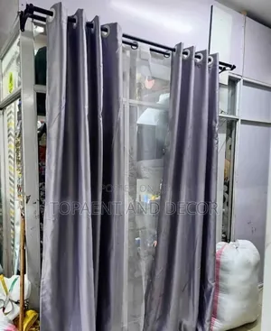 Total Blackout Heavy Grey Curtains for Home Privacy