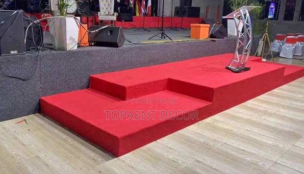 Delta Red 4mm Red Carpet for Church Pulpits