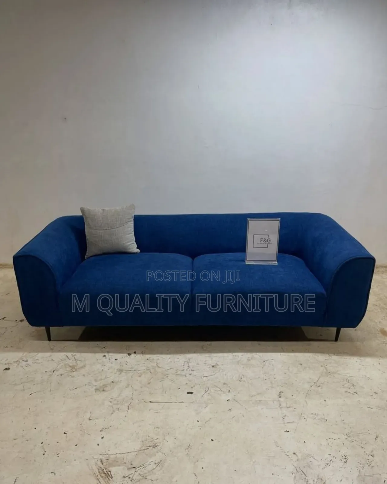 Blue Chesterfield Back Sofas