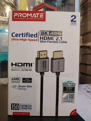 Promate Primelink8k-150 Hdmi To Hdmi 2.1 Uhd Hdr 1.5 M Gray.