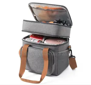 2 Compartment Large Capacity Insulation Lunch Box Bag