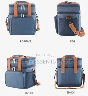 2 Compartment Large Capacity Insulation Lunch Box Bag