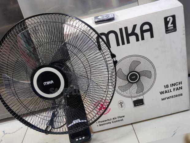 Wall Fan/Mika 18-Inch Wall Fan With Remote – Stay Cool Effortlessly!