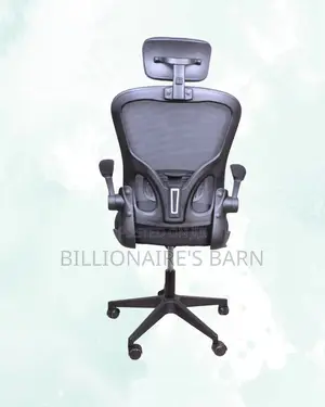 Comfy Grey Ergonomic Office Chair | Padded Armrests